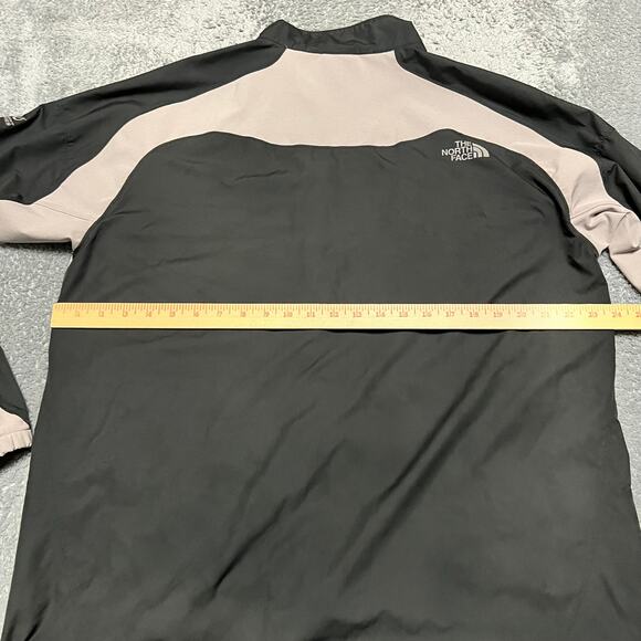 The North Face Jacket Mens XL Lightweight Black Gray Windbreaker - Picture 8 of 10
